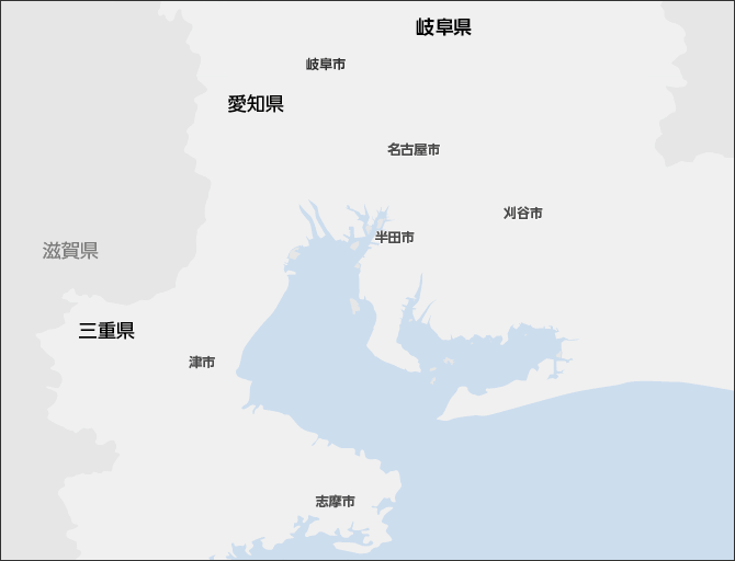 中川物産 給油所エリアマップ